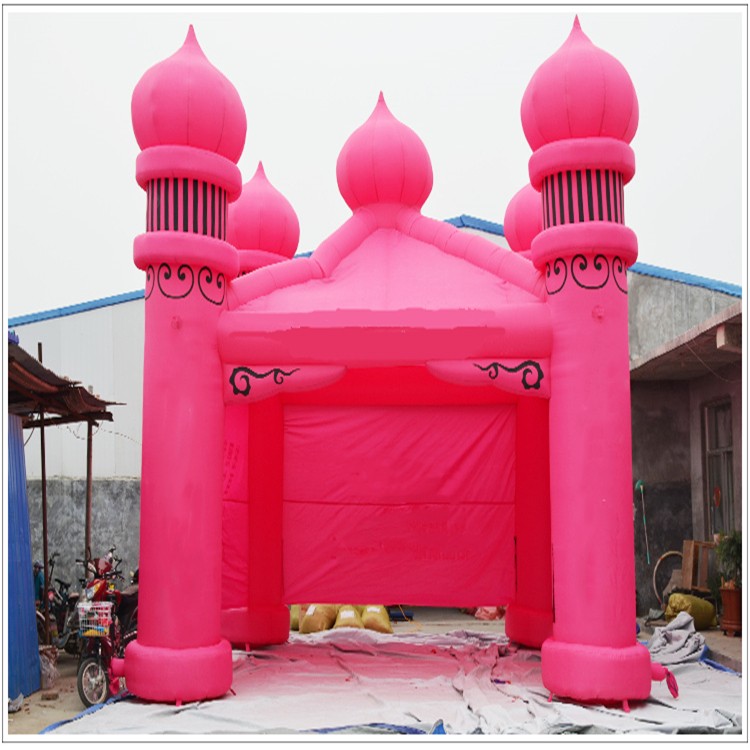 河西区街道粉色帐篷